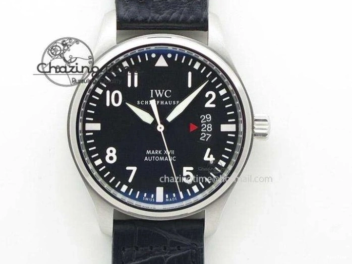 MIROTIME 0203 MoistureWicking Portofino Automatic RG IW356522 FKF 1:1 Best Edition Blue Dial on Black Croco Strap A 7109